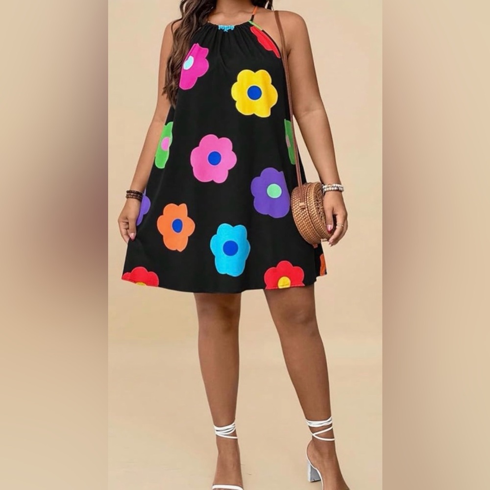 Floral Halter Dress